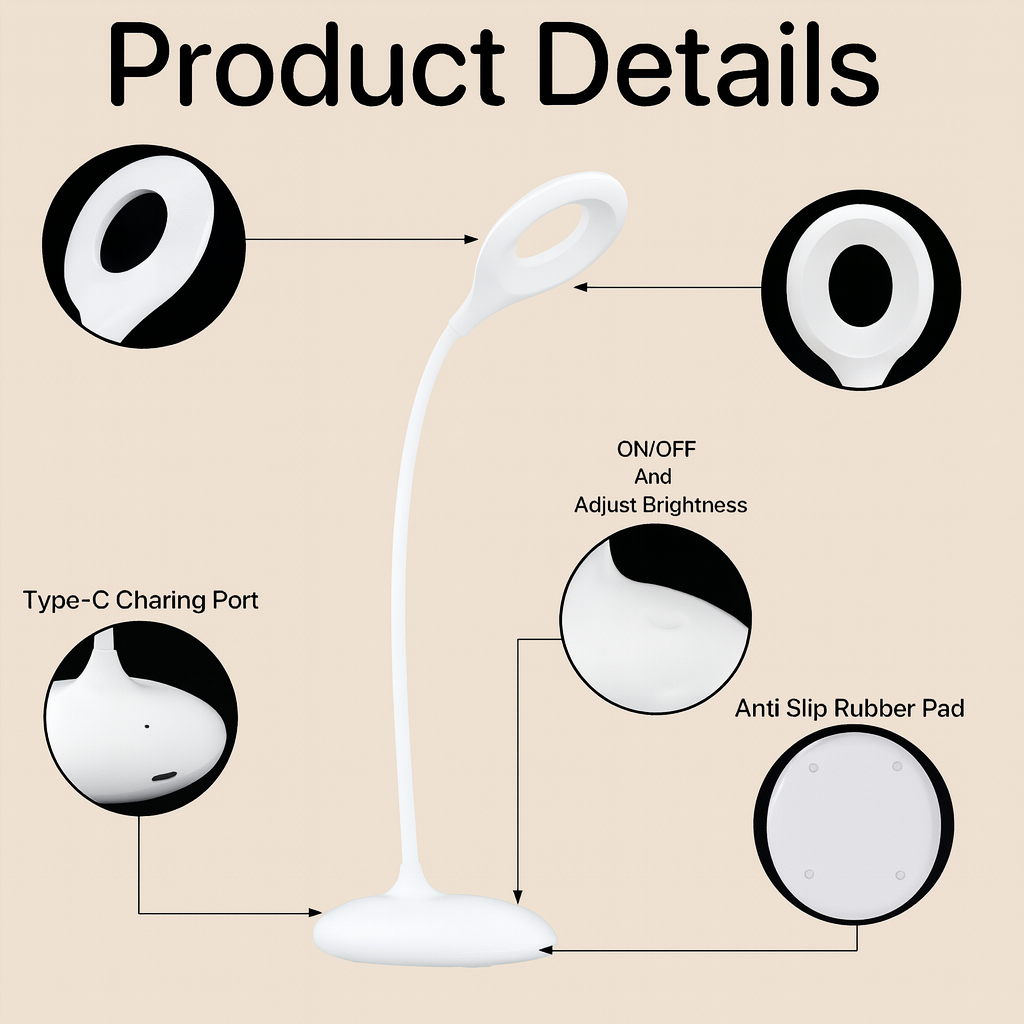 Ember Desk Lamp (amber)